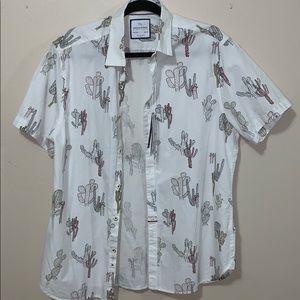 Denim and flower shirt